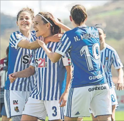  ?? FOTO: UNCITI ?? Las chicas esperan sellar su pase a la Copa con el respaldo de Anoeta