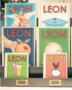  ??  ?? Leon, which also has a range of cook books, has secured £25m in backing from Spice
