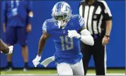  ?? RICK OSENTOSKI — THE ASSOCIATED PRESS ?? Detroit Lions wide receiver Kenny Golladay in action against the Indianapol­is Colts during Sunday’s game in Detroit.