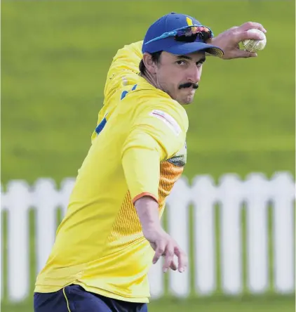  ?? PHOTO: GERARD O’BRIEN ?? Incoming . . . Otago top order batsman Hamish Rutherford fields the ball during a training session at the University of Otago Oval yesterday.