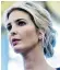 ??  ?? Ivanka Trump, above, ruled herself out of the UN job on Twitter last night following the shock resignatio­n of Nikki Haley, top