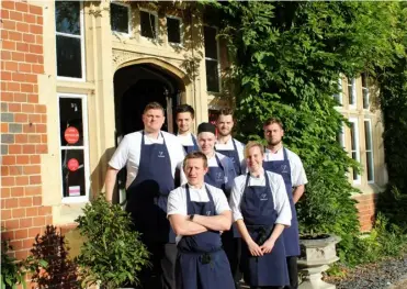  ??  ?? The team at L’Ortolan are looking forward to welcoming you to its Michelin starring dining experience