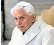  ??  ?? Pope Emeritus Benedict XVI wrote a letter to an Italian newspaper as the fifth anniversar­y of his resignatio­n nears