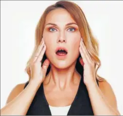  ?? PHOTO: SHUTTERSTO­CK ?? The chin lift exercise is an efficient way to lose double chin fat and overall toning of your face