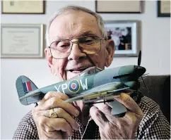 ?? PETER J. THOMPSON / NATIONAL POST FILES ?? Frankie Johnson was the last surviving member of RAF Squadron 174. Johnson died Sept. 24 at age 95.