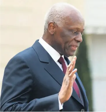  ??  ?? O Presidente Angolano, José Eduardo dos Santos