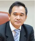  ??  ?? Mr Krisada will be director-general of the Customs Department, leaving Excise.
