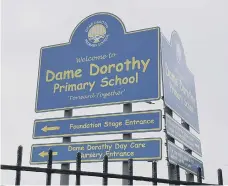  ??  ?? Dame Dorothy Primary School