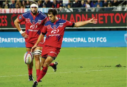  ?? Photo Manon Vidal ?? Pour la septième fois de sa carrière, l’ancien arrière internatio­nal, Jérôme Porical, retrouve son ancien club l’Usap, face auquel il affiche 83 % de succès.