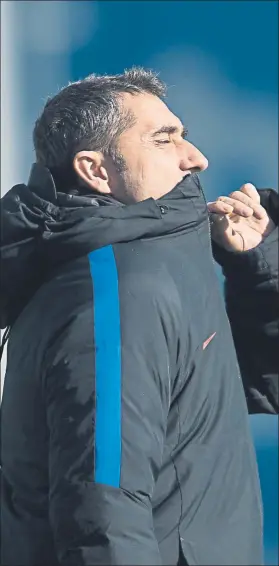  ?? FOTO: PERE PUNTÍ ?? Valverde afronta la parte final de la temporada Pidió el apoyo del público