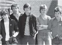  ??  ?? Making music: Feargal Sharkey (right) and (above centre) with fellow band members John O’neill, Mickey Bradley, Billy Doherty and Damien O’neill