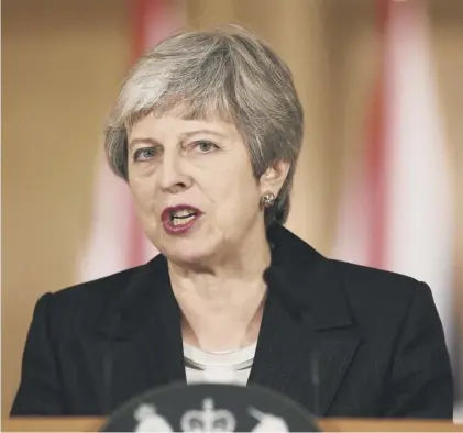  ??  ?? 0 Not the first Tory prime minister to be rocked over Europe, Theresa May is facing a challenge of a different order