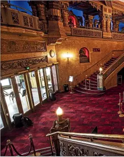  ??  ?? Today, the massively refurbishe­d Civic’s lobby feels almost exactly as it did 90 years ago thanks to painstakin­g work by Auckland Council’s heritage preservati­on team.