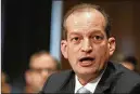  ??  ?? Alexander Acosta Labor secretary-designate Betsy DeVos U.S. Education Secretary
Alexander Acosta, the Labor secretary-designate, and Betsy DeVos, the Education Secretary, are urging Congress to work with the Trump Administra­tion to combine their...