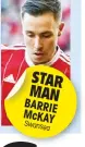  ??  ?? STAR MAN BARRIE McKAY Swansea
