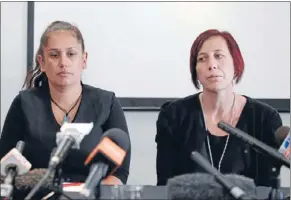  ??  ?? LOVING WHANAU: George Taiaroa’s daughters Rochai and Melanie make a heartfelt plea to the public for informatio­n about the person who murdered their father.