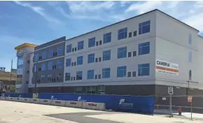  ?? TOM DAYKIN / MILWAUKEE JOURNAL SENTINEL ?? A Cambria Hotel, on downtown Milwaukee's west side, will be among the new hotels opening in time for the Democratic National Convention in July 2020.