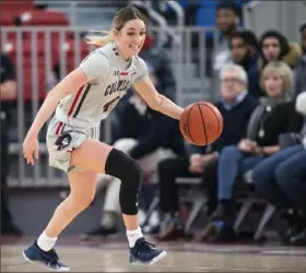  ?? Jason Cohn ?? Isabella Posset, a Beaver graduate who was third-team all-Northeast Conference last season at Robert Morris, entered the transfer portal.