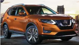  ?? Nissan photos ?? Nissan has unveiled a major update to the 2017 Rogue compact SUV, which includes its first-ever hybrid version, which goes on sale late this year. No prices have been announced yet, but the hybrid will be offered only in the five-passenger...