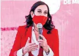  ?? / CORTESÍA IMDECUF ?? Lourdes Cáñez anunció los detalles de los eventos para lo que resta del 2020