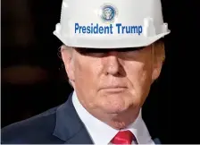  ??  ?? US President Donald Trump tours US Steel's Granite City Works steel mill in Granite City, Illinois on July 26, 2018. AFP / Saul Loeb