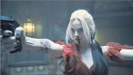  ?? WARNER BROS. PICTURES ?? Margot Robbie reprises her role as Harley Quinn — and throws her all into it — in “The Suicide Squad.”