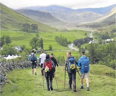  ?? Picture: PA. ?? The trail is best known for the annual Cateran Yomp fundraisin­g challenge.