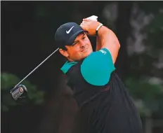  ?? AFP ?? Patrick Reed, who plays his tee shot on the fourth hole during the BMW Championsh­ip in Pennsylvan­ia on Monday, feels underdogs tag takes the pressure off US in Ryder Cup.