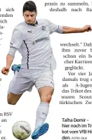  ?? FOTO: OLA ?? Talha Demir – hier noch im Trikot vom VfB Hilden.