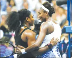  ??  ?? SISTER ACT . . . The Williams sisters, Serena (left) and Venus, can write another chapter in their eventful family history as they attempt to set up their ninth Grand Slam final, eight years after the last, at the Australian Open tennis tournament...