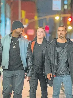  ?? PRENSA TELEFE ?? POWER. Omari Hardwick, Joshep Sikora y Curtis “50 Cent”.