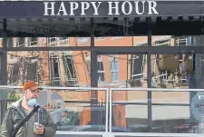  ??  ?? With bars and restaurant­s shut down, take your happy hour indoors and online.