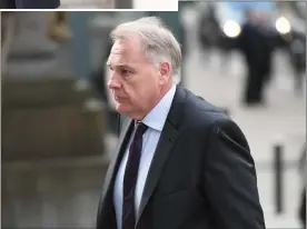  ?? Photo Domnick Walsh Eye Focus ?? Barrister Patrick McGrath SC – the lead prosecutio­n counsel – arrives at Tralee Courthouse for the murder trial of Michael Ferris.