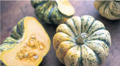  ?? ANDREW SCRIVANI THE NEW YORK TIMES ?? Stop struggling to hack into your squash with a knife and tackle it in an altogether more pleasant way — by roasting it, whole.