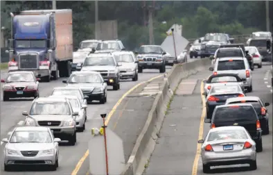  ?? / ?? Interstate 95 traffic in New Haven on June 28, 2010.