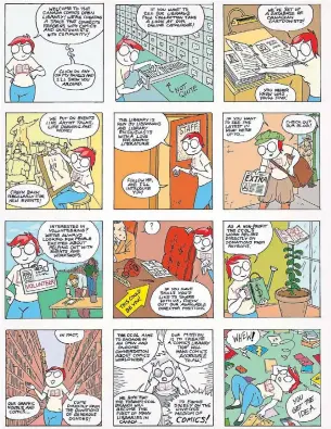  ??  ?? This comic created by the Canadian Comics Open Library explains what the group wants to do.