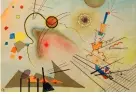  ?? ?? Watercolou­r No. 606, de Wassily Kandinsky, 1923.