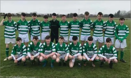  ??  ?? St. Cormac’s, winners of the Youths Division 2 title.