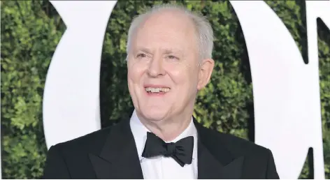  ?? GETTY IMAGES/FILES ?? John Lithgow stars in Beatriz at Dinner, a dramedy in which he portrays a more accomplish­ed, more intelligen­t Trumpian type.