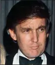  ??  ?? Admirer: Trump in 1989