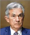  ?? WALSH/AP FILE PHOTO ?? Chairman of the Federal Reserve Jerome Powell, Dec. 1, 2020.SUSAN