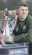  ??  ?? Ryan Christie: Hoping to get his hands on Betfred trophy.