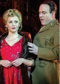  ??  ?? Heroic battle: Emma Hatton and Kevin Stephen-Jones