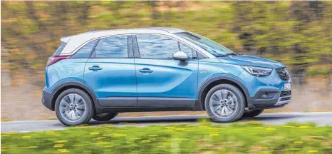  ?? FOTOS: OPEL ?? „Skulptural­e Formgebung trifft auf deutsche Präzision“, so umschreibt Chef-Designerin Belina Günther den neuen Opel Crossland X.