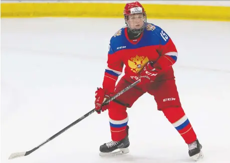  ?? RENA LAVERTY ?? Russian defenceman Daniil Sobolev expressed his excitement at getting a chance to play in Windsor with the Spitfires.