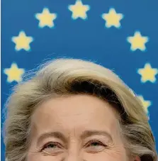  ??  ?? Presidente.
Ursula von der Leyen, al vertice della Commission­e europea dal primo dicembre 2019