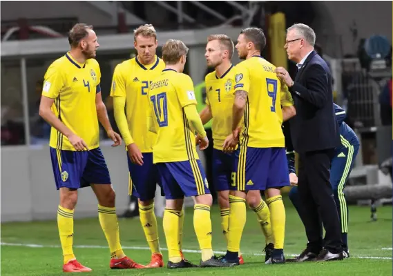  ??  ?? NYA UTMANINGAR. Förbundska­ptenen Janne Andersson ser fram emot landslaget­s gruppspels­matcher mot Ryssland och Turkiet i Nations League.