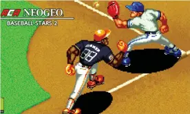  ?? Photograph: SNK ?? A heady whiff of nostalgia … Baseball Stars 2.