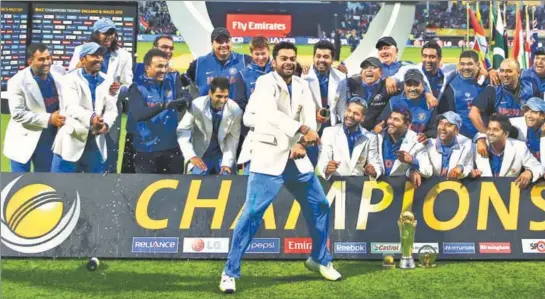  ?? GETTY IMAGES ?? India are the defending champions of the Champions Trophy. They had beaten England in the final at Edgbaston on June 23, 2013.