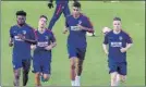  ?? FOTO: MD ?? Vietto y Gameiro, en la sesión